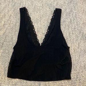 Aerie lace back tank top